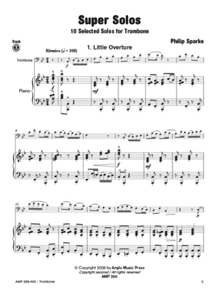 Super Solos - 10 Selected Solos - Philip Sparke - Partition - Trombone